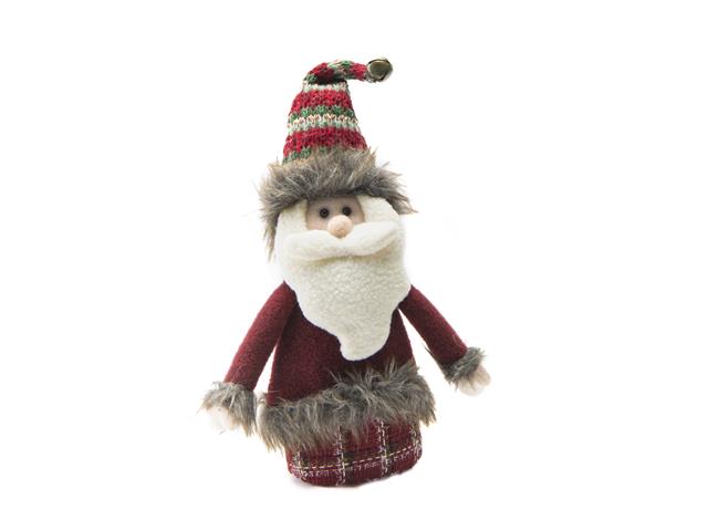 11" COZY SANTA FIGURE